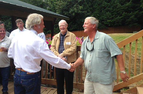 Salmon BBQ with Governor Kitzhaber