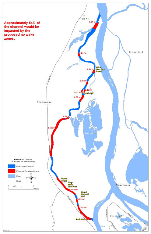 No Wake Proposal for Multnomah Channel